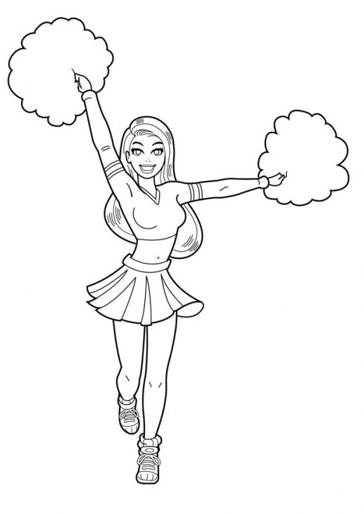 Cheer Coloring Pages To Print