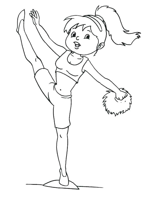 612x792 Cheerleading Megaphone Coloring Pages Devon Creamteas