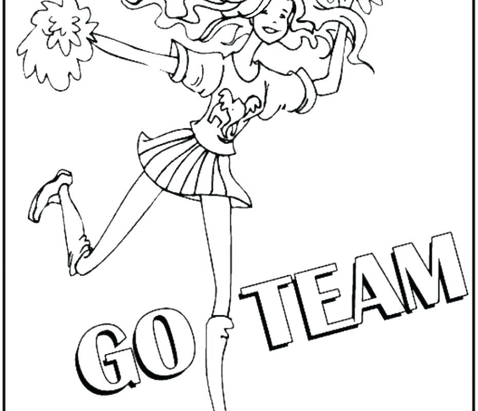 930x800 Cheerleader Coloring Page Cheerleader Coloring Page Free Printable