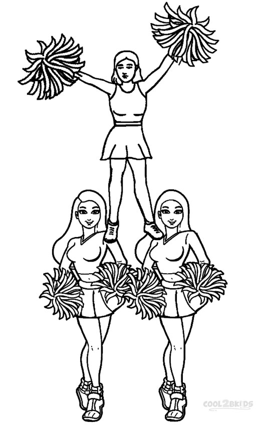 531x850 Printable Cheerleading Coloring Pages For Kids Cool2bkids