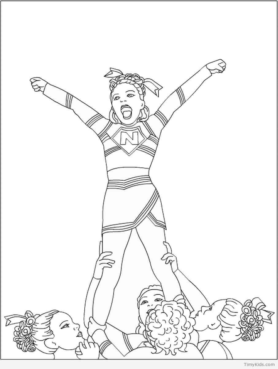 906x1200 Cheerleader Coloring Pages Http Timykids Com Book Html