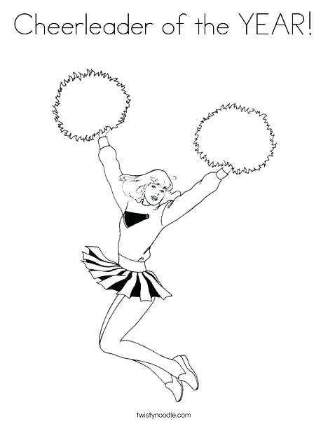 468x605 Cheerleader Coloring Page Cheer Coloring Pages Cheerleader Jumping