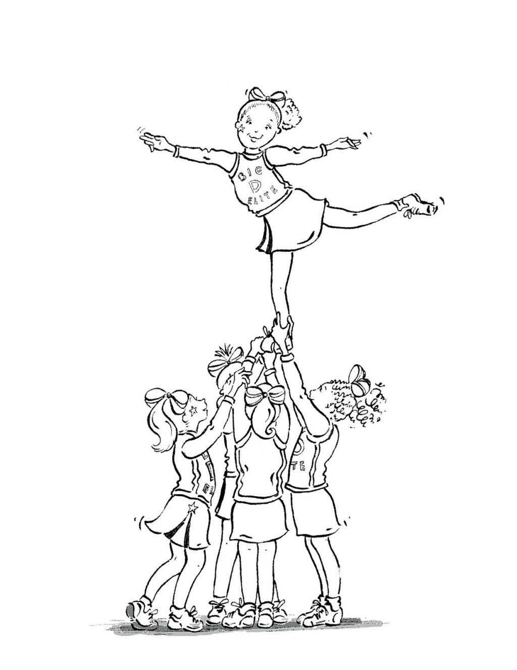 1024x1326 Coloring Page ~ Cheer Coloring Pages Up Cheer Coloring Pages
