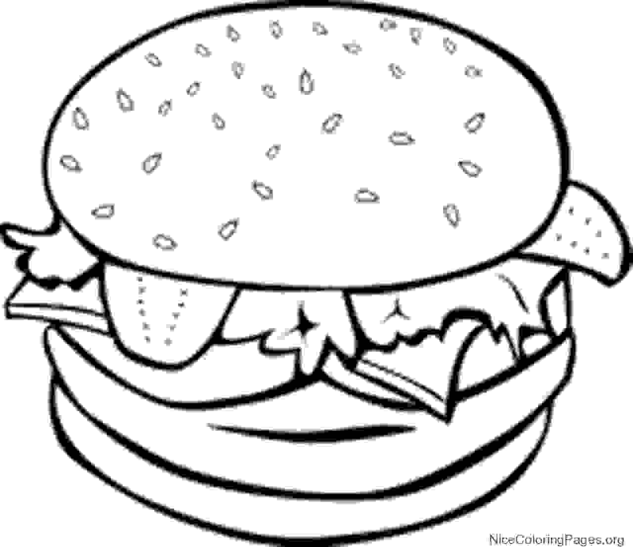1280x1107 Cheeseburger Coloring Pages 1 Nice Coloring Pages For Kids
