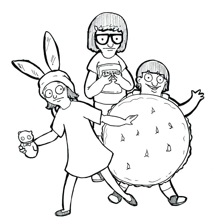 736x761 Bobs Burgers Coloring Book Cheeseburger Coloring Page Cheeseburger