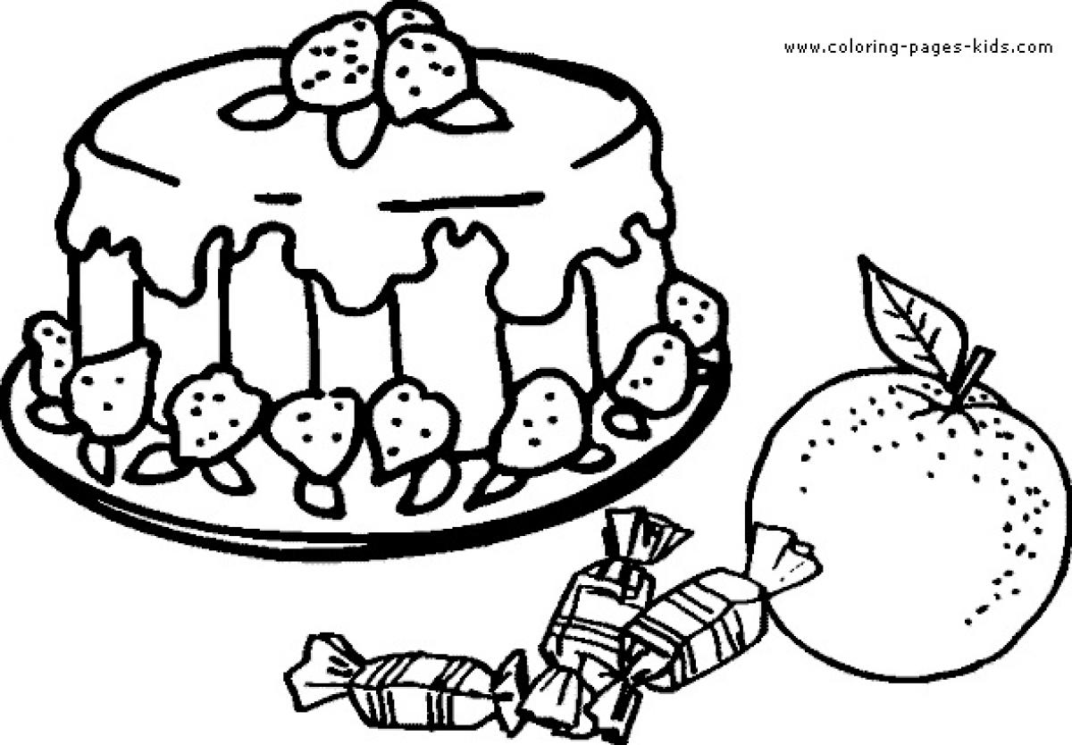 1200x834 Cheesecake Coloring Pages Color Bros