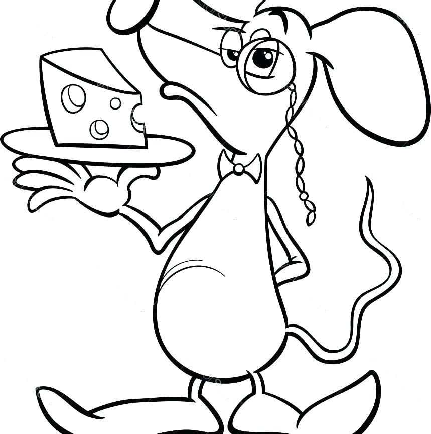 859x864 Cheese Coloring Page Eats Cheese Coloring Page To Print Cheese