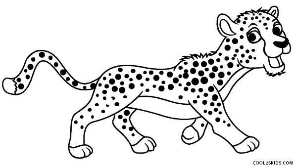 600x340 Cheetah Coloring Pages Elegant Cheetah Family Coloring Page Logo