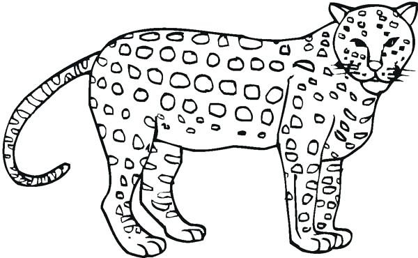 600x370 Cheetah Coloring Awesome Cheetah Coloring Page Cheetah Coloring
