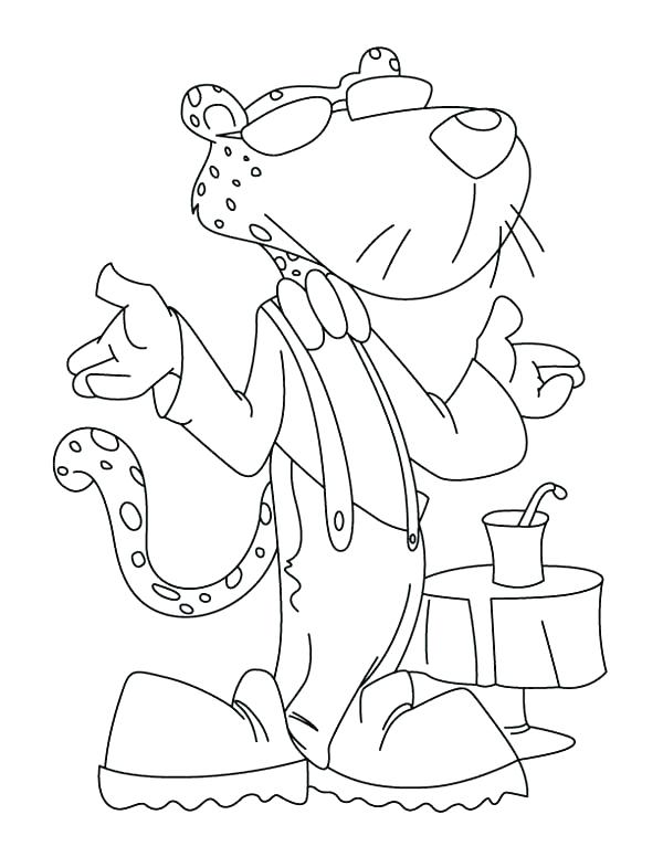 600x776 Cheetah Coloring Page Cheetah Print Coloring Pages Printable