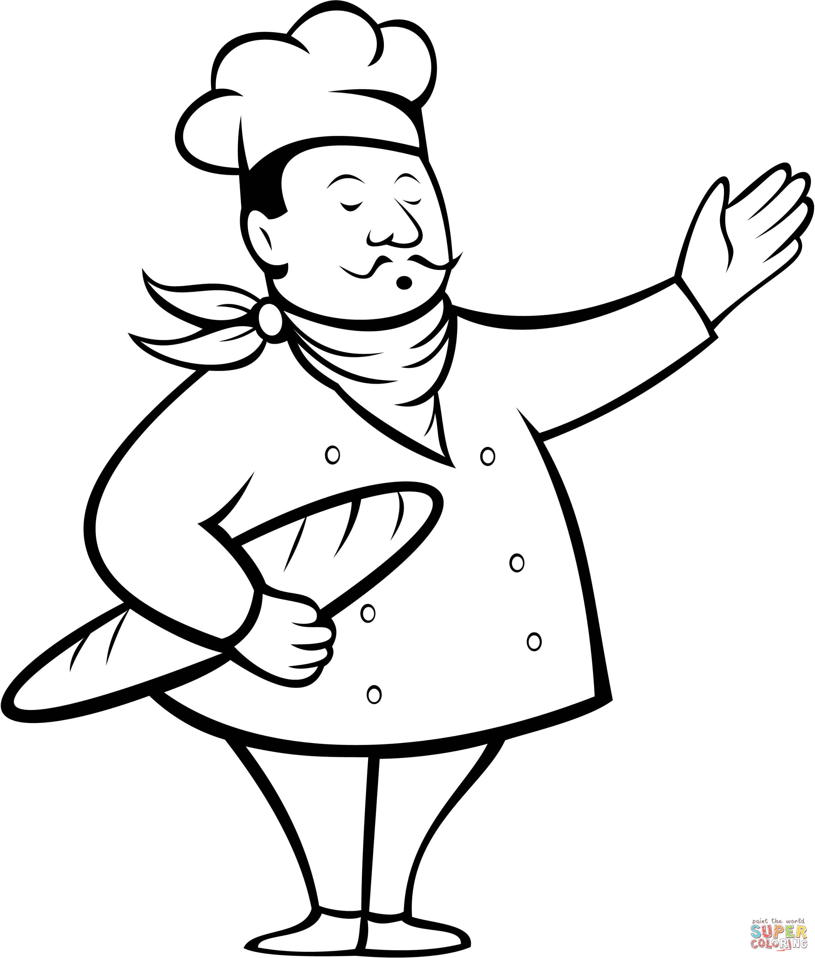 2624x3084 Chef Coloring Page Top 79 Pages Free