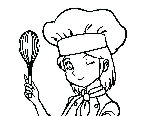 600x470 Chef Coloring Pages Coloring Pages The Chef Coloring Page