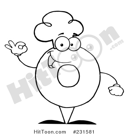 450x470 Donut Clipart