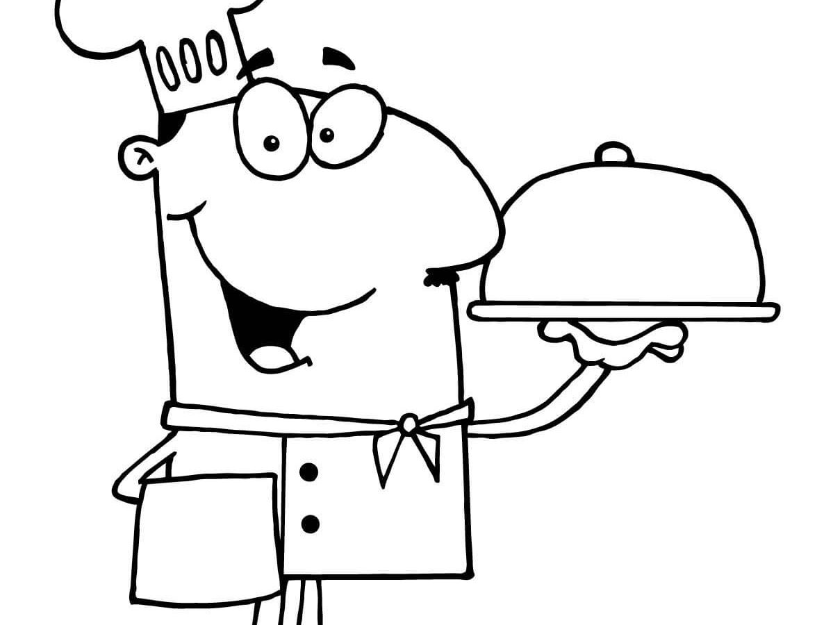 1176x900 Nice Chef Coloring Page Elaboration