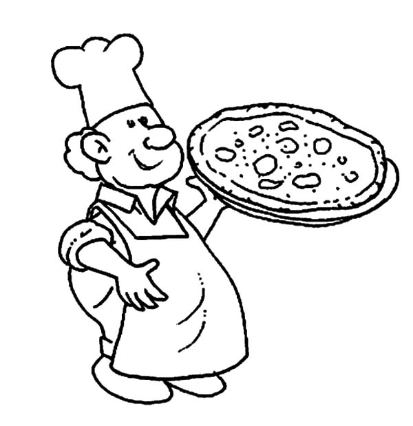 600x619 Top 79 Chef Coloring Pages