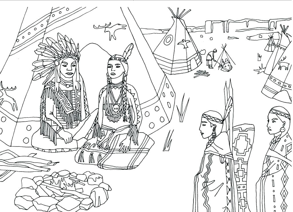 1024x744 Cherokee Indian Coloring Pages Coloring Pages Coloring Sheets