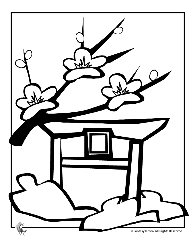 680x880 33 Beautiful Cherry Blossom Coloring Pages Wall Design