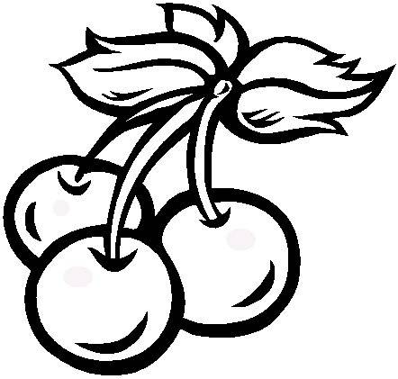 442x421 Cherry Coloring Pages 8 Coloringpagehub
