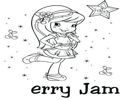 400x322 Cherry Jam Coloring Pages Coloring Trend Thumbnail Size Watermelon