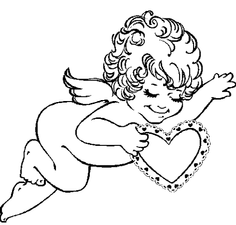 473x452 Cupid Coloring Page Amp Coloring Book