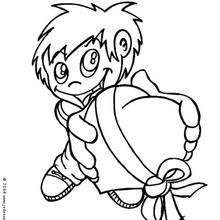 220x220 Cherub And Bow Coloring Pages