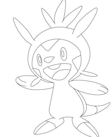 386x474 Linoone From Pokemon Coloring Page