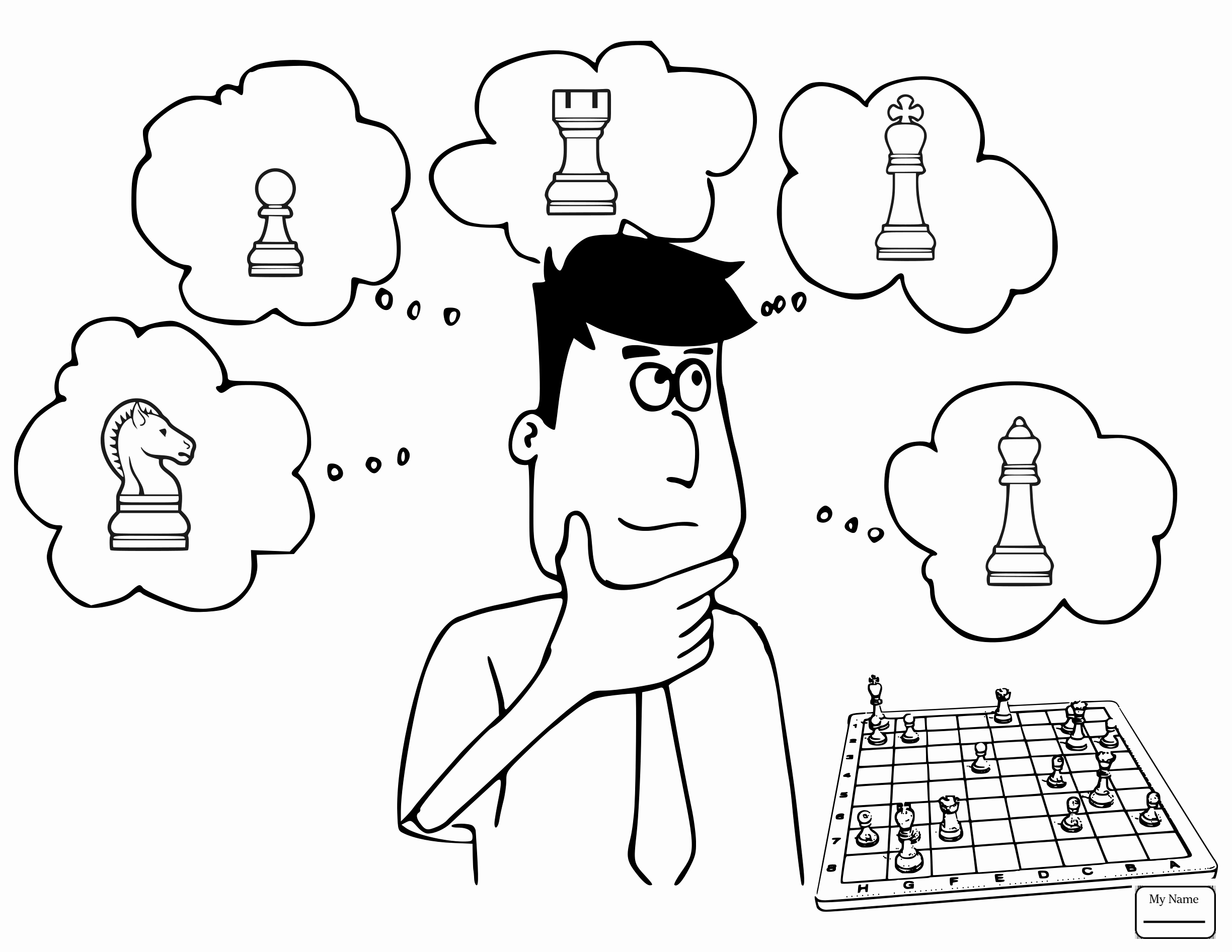 2448x1892 Coloring Pages Boy And Girl Playing Chess Sports Sports Coloring