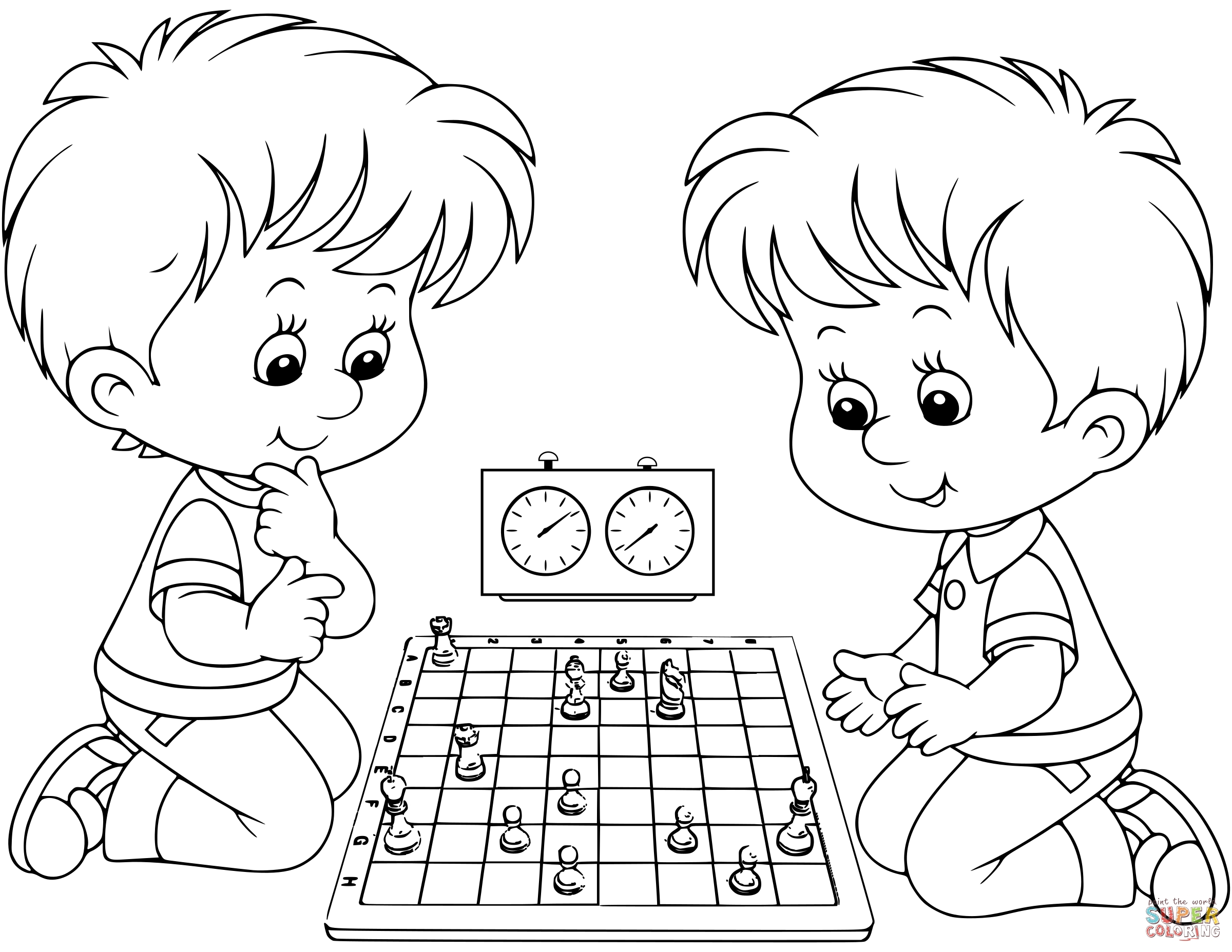 2400x1855 Best Of Chess Coloring Page Collection Printable Coloring Sheet