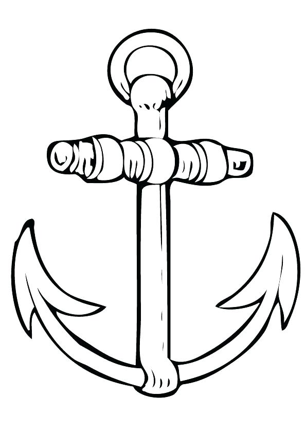 595x842 Anchor Coloring Page Nautical Coloring Pages Nautical Map Drawing