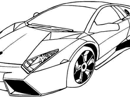 440x330 40 Coloring Pages Of Cool Cars, Super Car Chevrolet Camaro