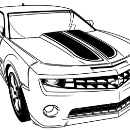 268x268 Bumblebee Car Coloring Page Archives