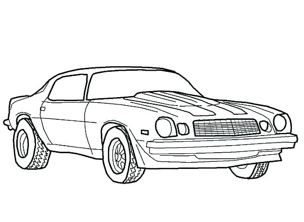 600x439 Camaro Coloring Page Coloring Pages Coloring Pages Hot Rod Muscle