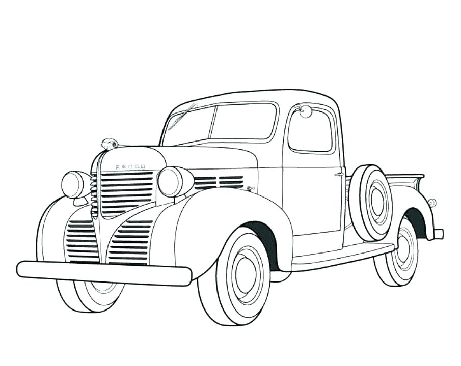 Chevy Pickup Coloring Pages