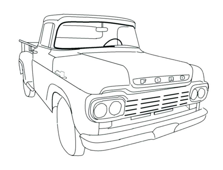 736x561 Pickup Truck Coloring Pages Old Truck Coloring Pages Pickup Truck