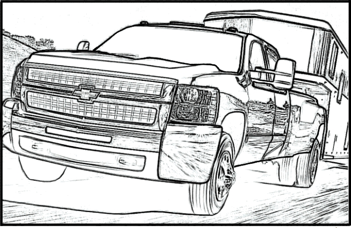700x454 Printable 20 Chevy Truck Coloring Pages 6827 Chevy Truck Chevy