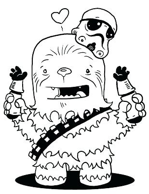 309x400 Chewbacca Coloring Pages Star Wars Baby Kids Coloring Pages Art By
