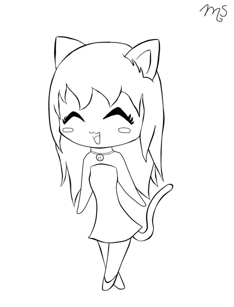 780x1024 Anime Chibi Girl Coloring Pagescute Chibi Coloring Pages Prints