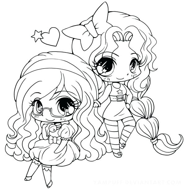 600x615 Chibi Anime Coloring Pages Detailed Coloring Pages Detailed