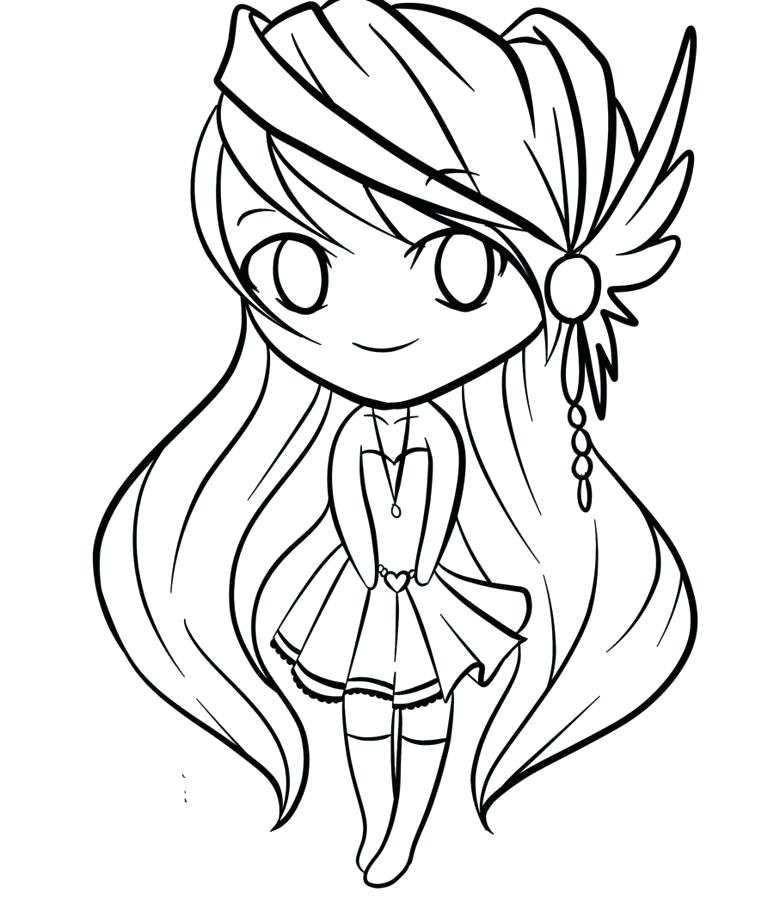 774x900 Cute Chibi Coloring Pages Cute Coloring Pages Printable Of Anime