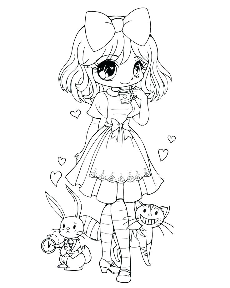 736x920 Cute Chibi Coloring Pages To Pri On Cute Chibi Drawings