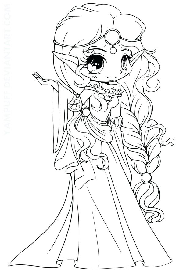 600x891 Chibi Coloring Page Great Coloring Page Print Pages Cute For Your