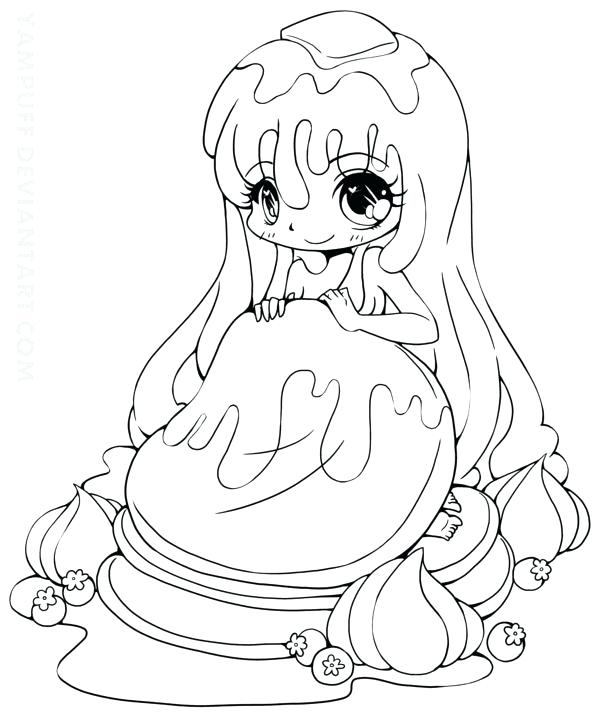 600x717 Chibi Coloring Page Coloring Pages For Girls Preschool To Sweet