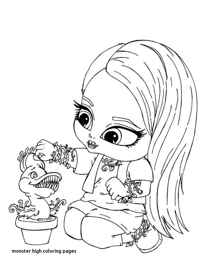 688x900 Monster High Coloring Pages
