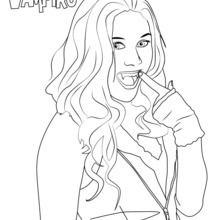 220x220 Chica Vampiro Coloring Pages