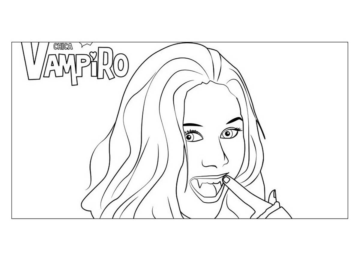 1200x866 Chica Vampiro To Print For Free