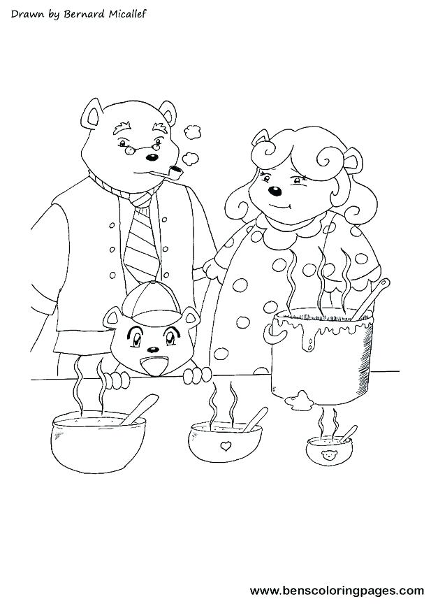 617x864 Chicago Bears Coloring Pages Bears Coloring Pages Three Bears