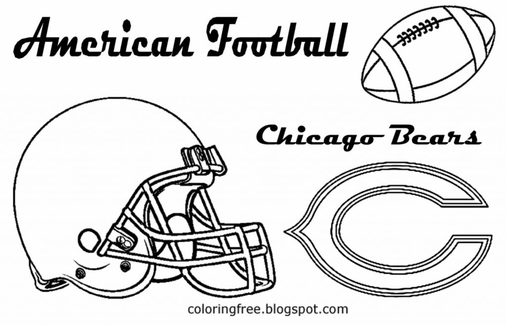 1024x658 Nice Chicago Bears Coloring Pages 17