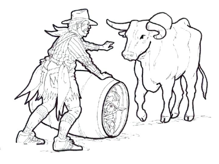 720x540 Bull Coloring Pages Bull Coloring Page Red Bull Colouring Pages