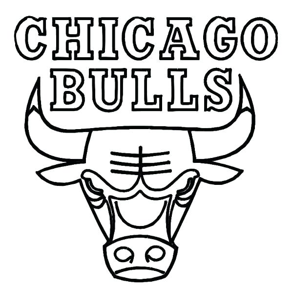 600x595 Chicago Bulls Coloring Pages Bulls Basketball Coloring Pages