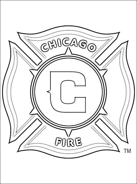 560x750 Chicago Fire Soccer Club Coloring Page Coloring Pages